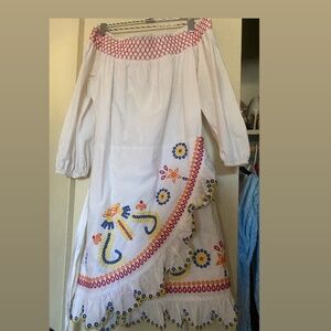 Tularosa embroidered dress with tags